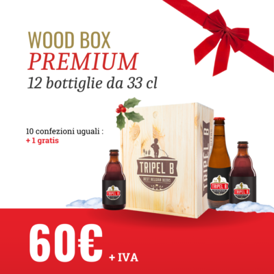 Wood Box 12 Bottiglie - 33 cl